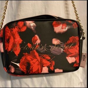 Victoria’s Secret chain link floral purse